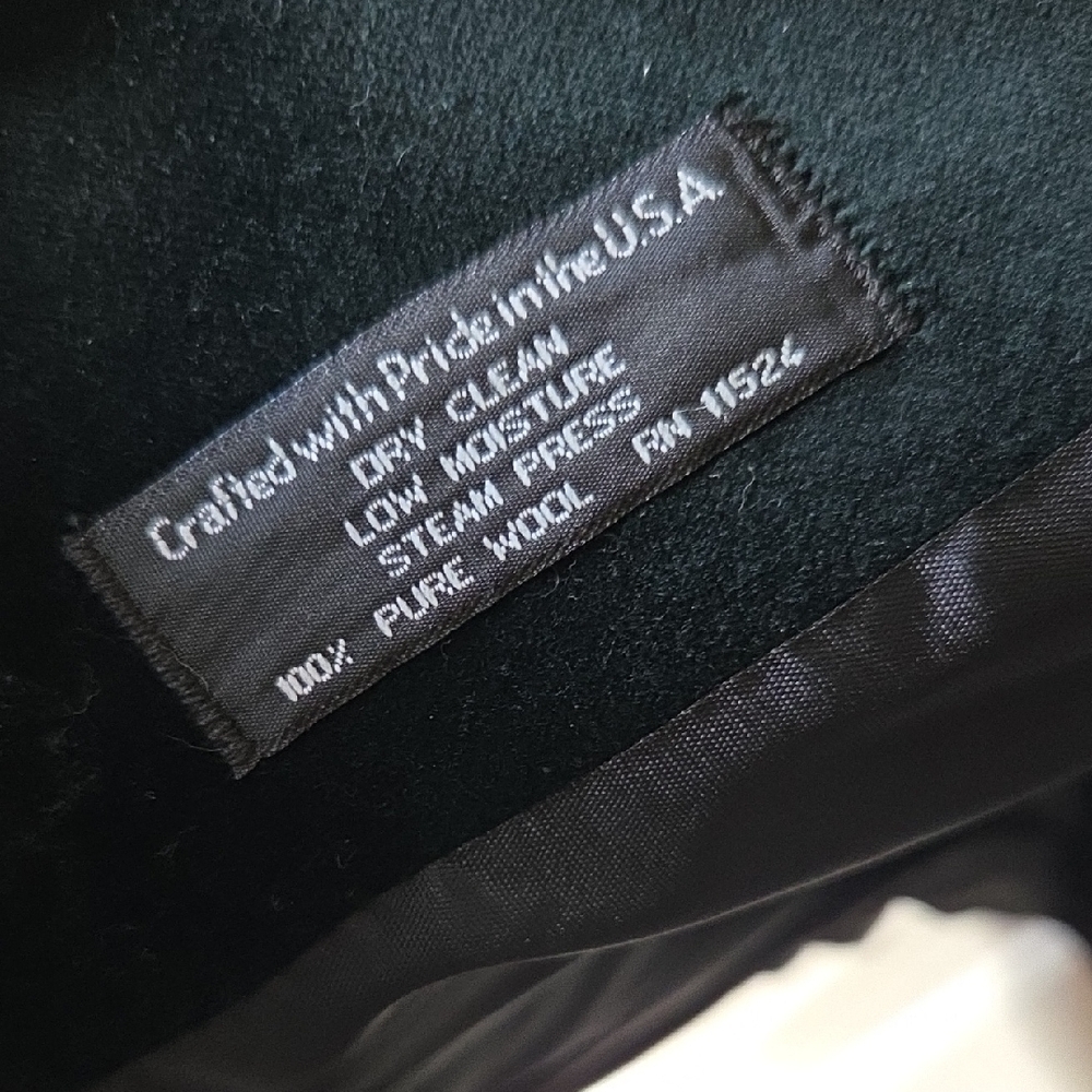 Elegant Vintage Black Wool Alorna Coat - Picture 4 of 5